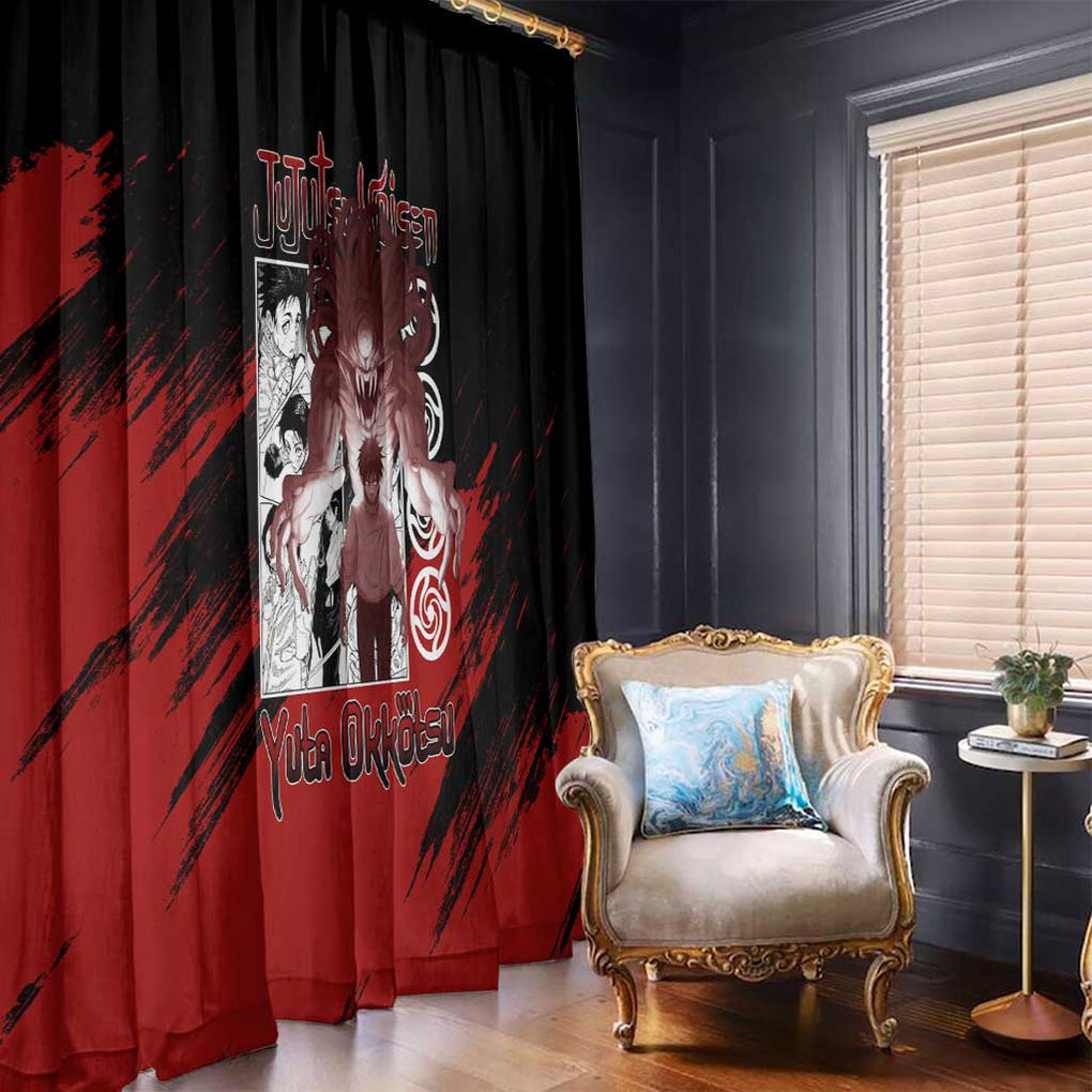 Yuta Okkotsu - Jujutsu Kaisen Window Curtain Japan Anime Style