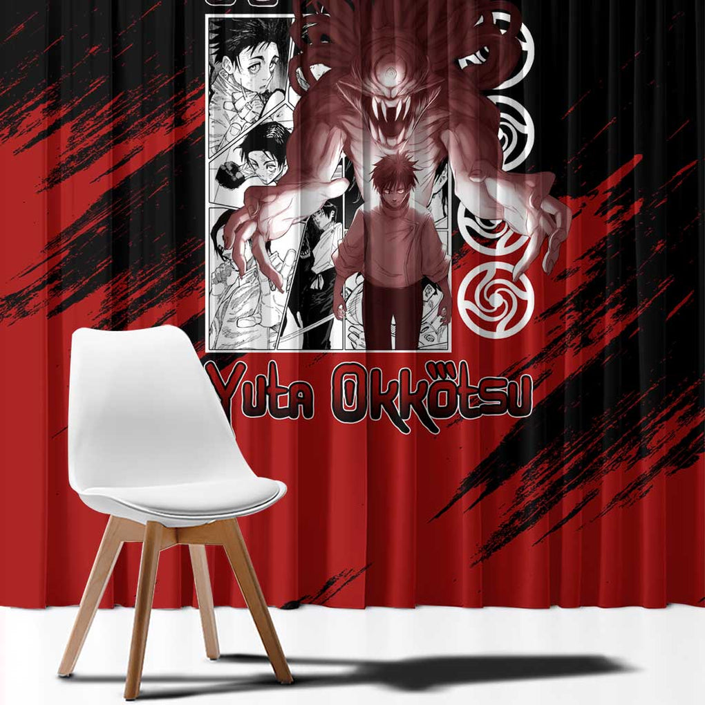Yuta Okkotsu - Jujutsu Kaisen Window Curtain Japan Anime Style