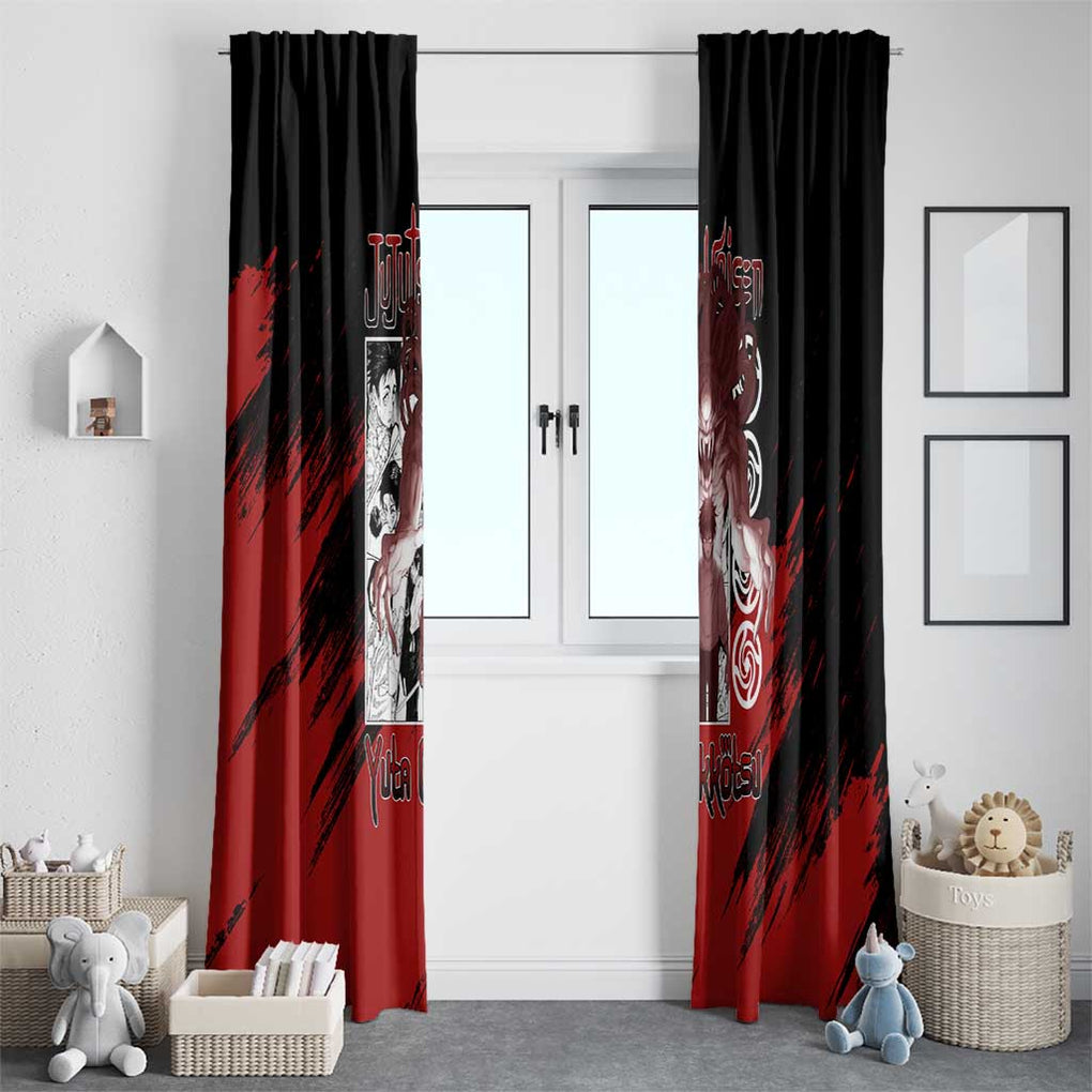 Yuta Okkotsu - Jujutsu Kaisen Window Curtain Japan Anime Style