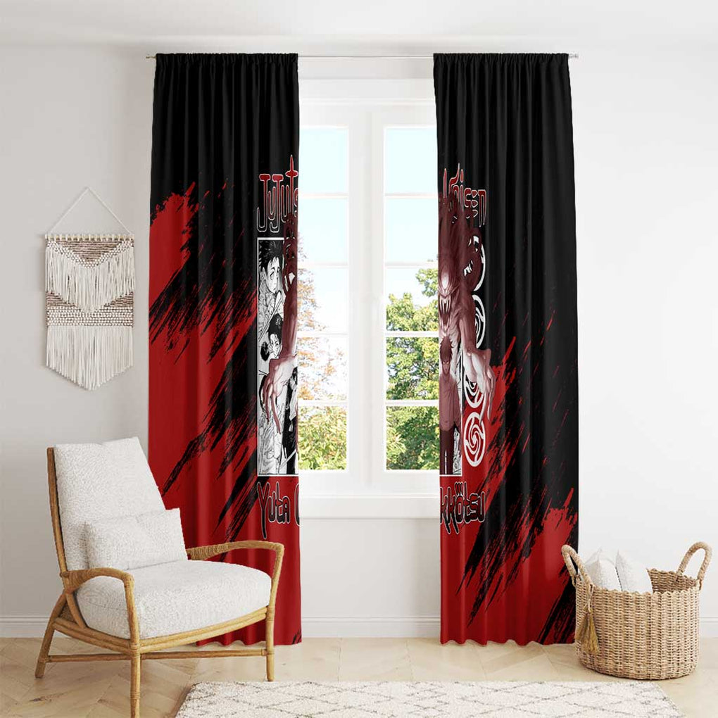 Yuta Okkotsu - Jujutsu Kaisen Window Curtain Japan Anime Style
