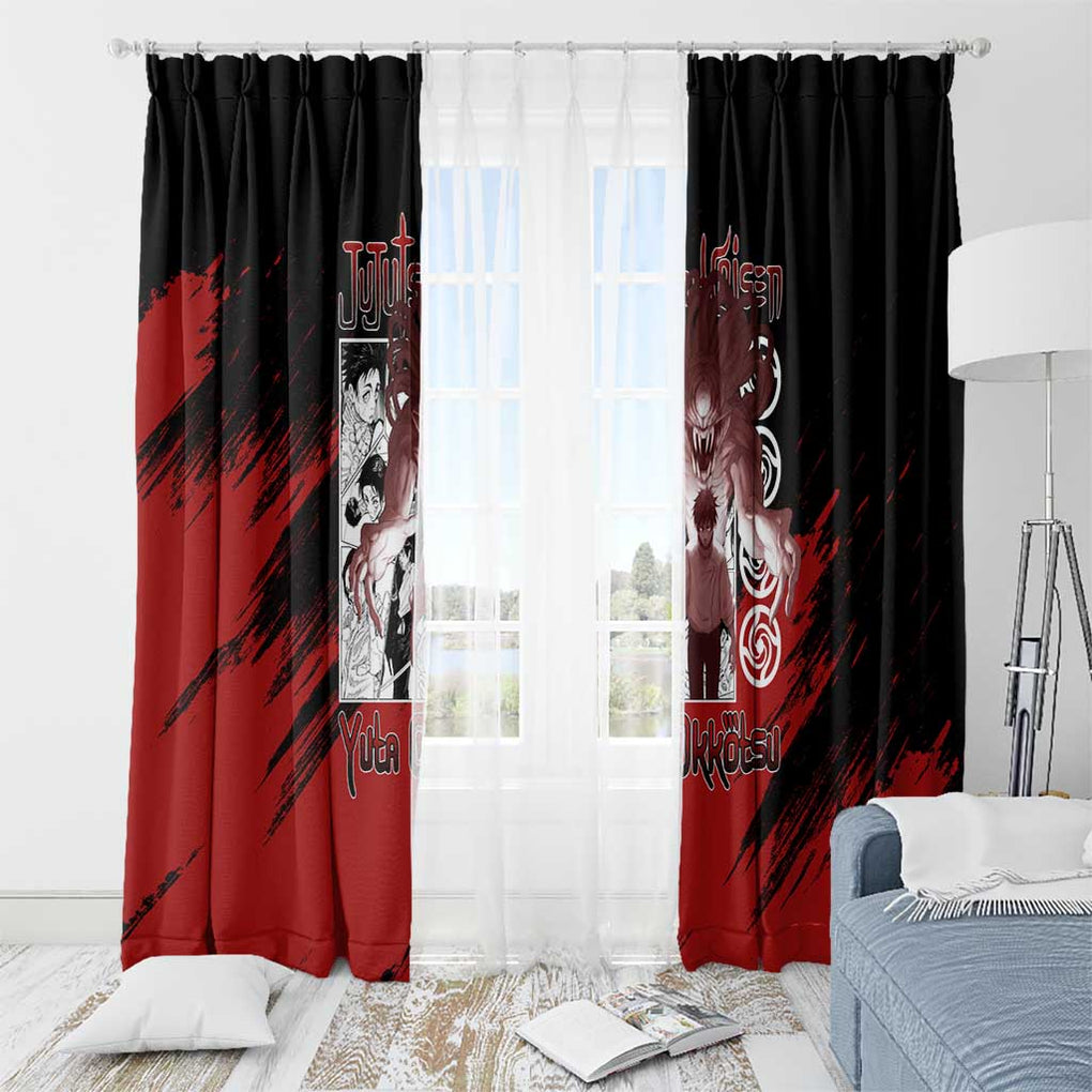 Yuta Okkotsu - Jujutsu Kaisen Window Curtain Japan Anime Style