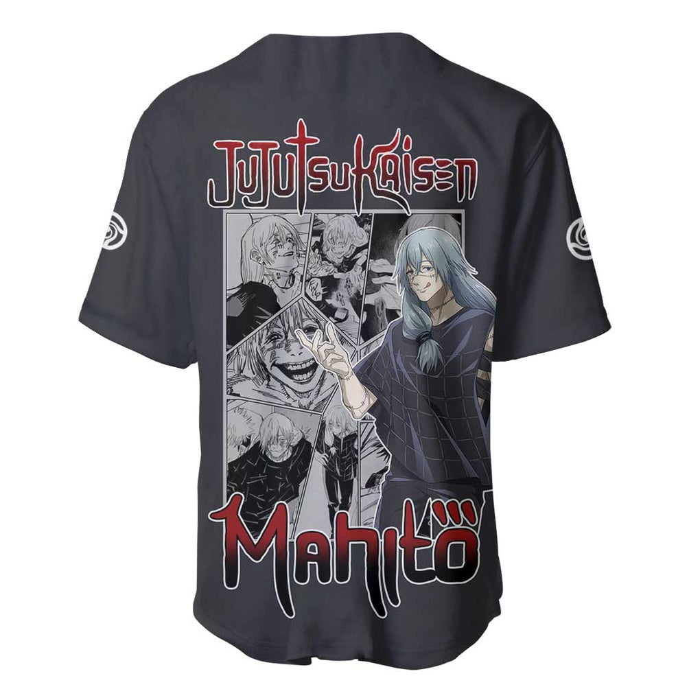 Mahito - Jujutsu Kaisen Baseball Jersey Anime Style
