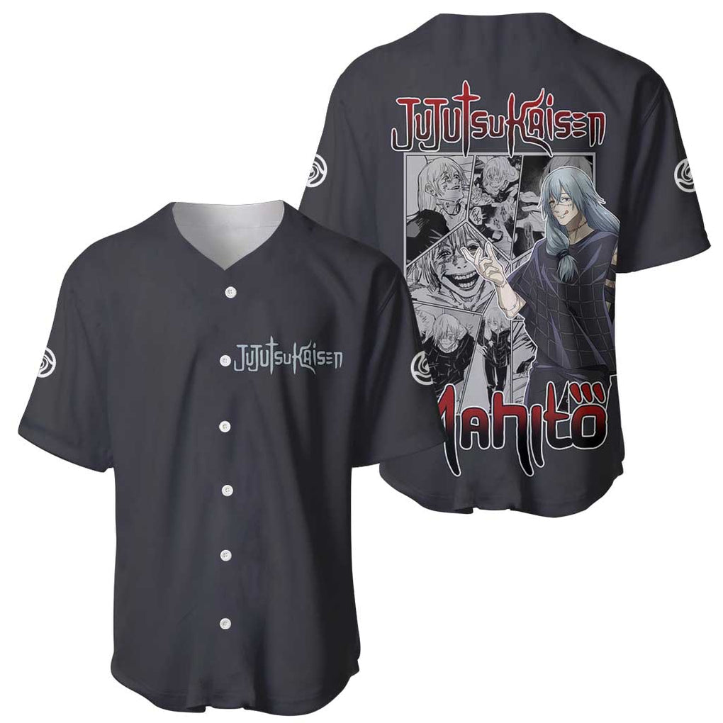 Mahito - Jujutsu Kaisen Baseball Jersey Anime Style