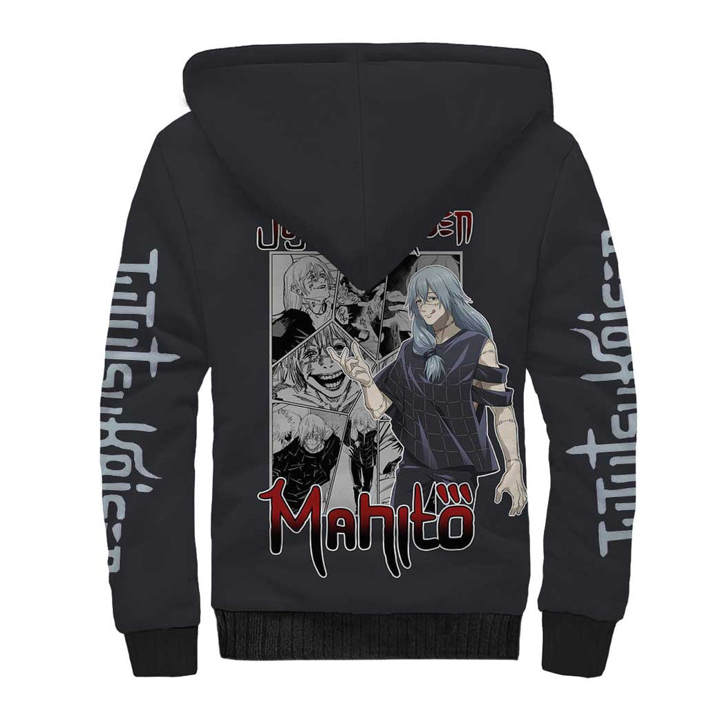 Mahito - Jujutsu Kaisen Sherpa Hoodie Anime Style