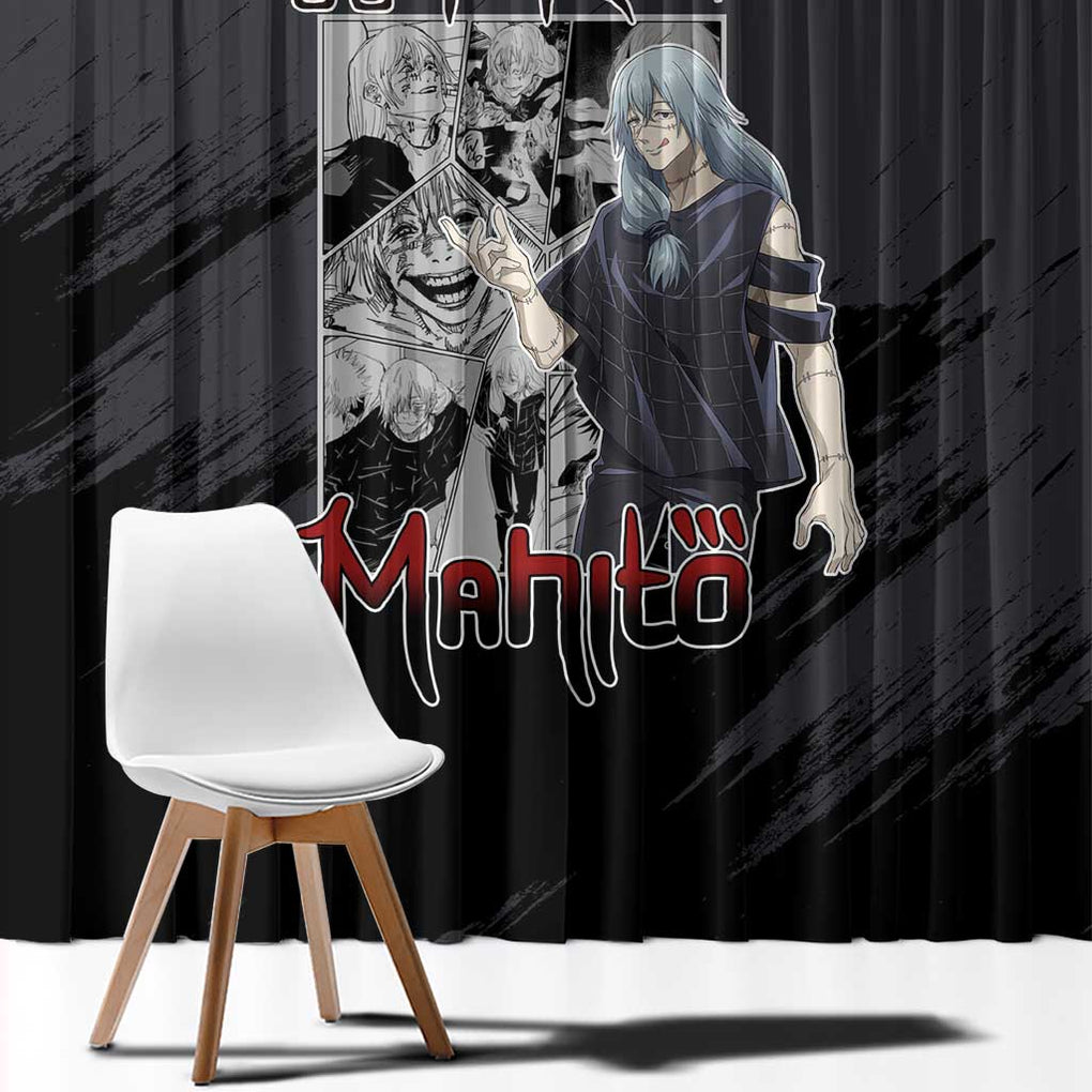 Mahito - Jujutsu Kaisen Window Curtain Anime Style