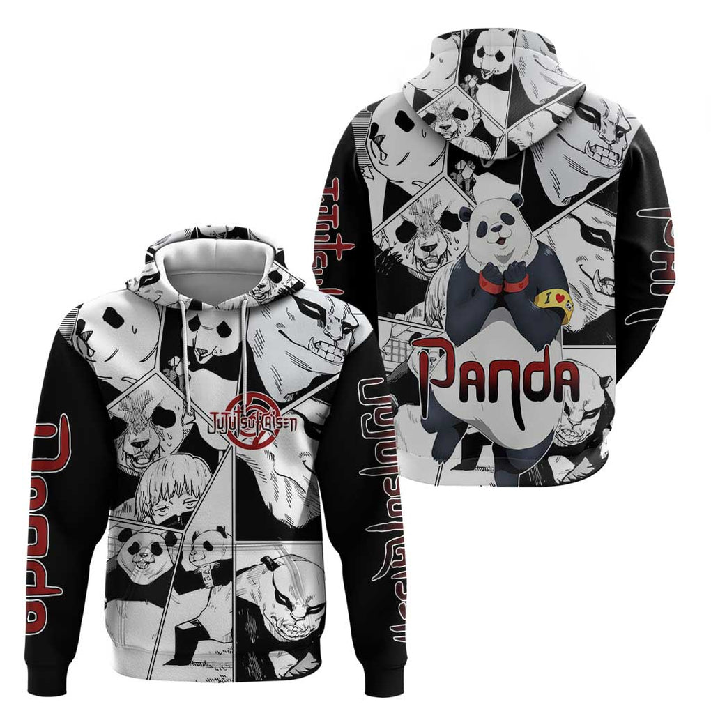 Panda Jujutsu Kaisen Hoodie Japan Anime Style