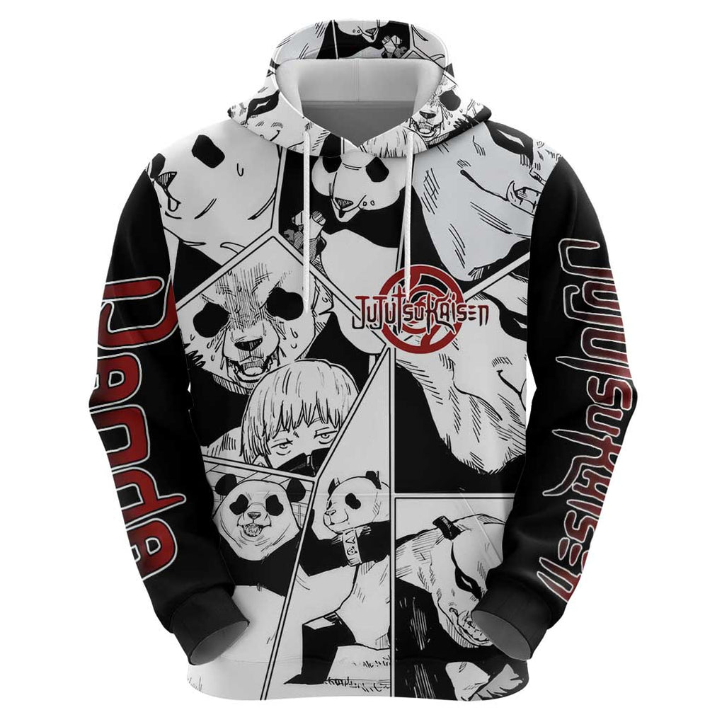 Panda Jujutsu Kaisen Hoodie Japan Anime Style