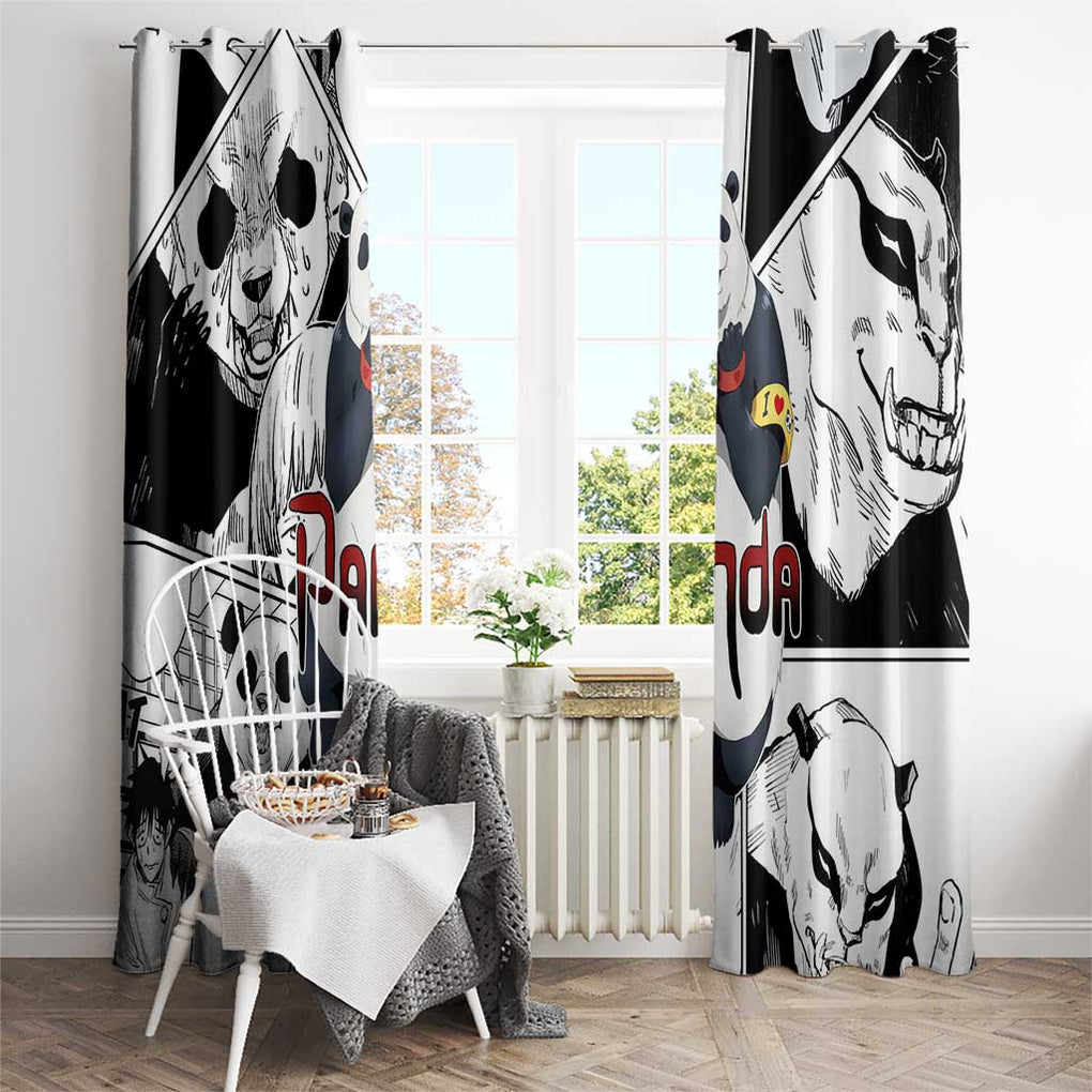 Panda Jujutsu Kaisen Window Curtain Japan Anime Style
