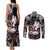 Suguru Geto - Jujutsu Kaisen Couples Matching Tank Maxi Dress and Long Sleeve Button Shirt Anime Style