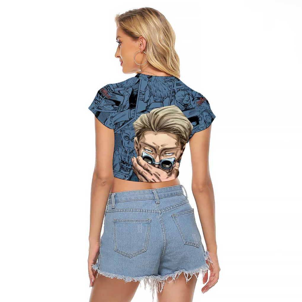 Kento Nanami - Jujutsu Kaisen Raglan Cropped T Shirt Anime Style
