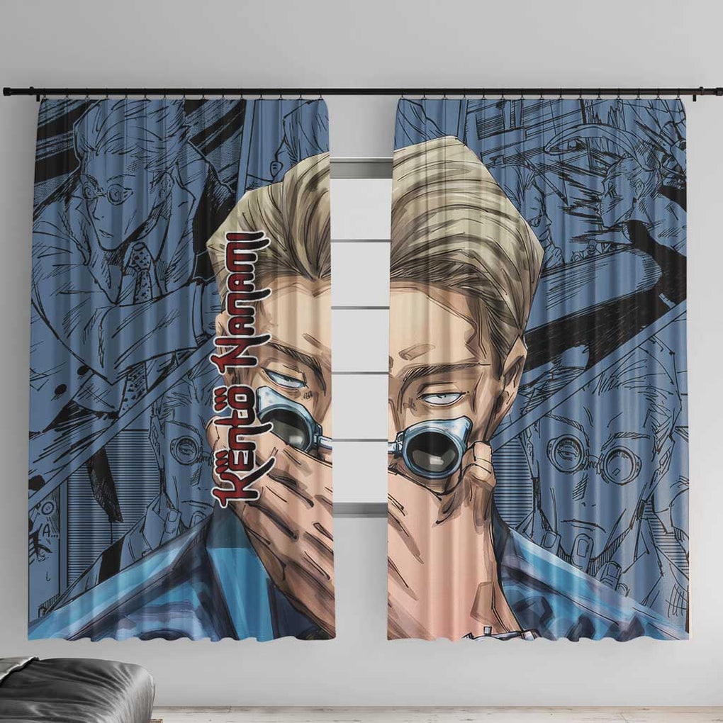 Kento Nanami - Jujutsu Kaisen Window Curtain Anime Style