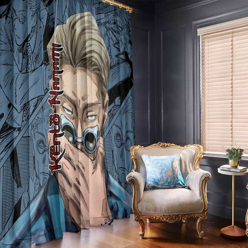 Kento Nanami - Jujutsu Kaisen Window Curtain Anime Style