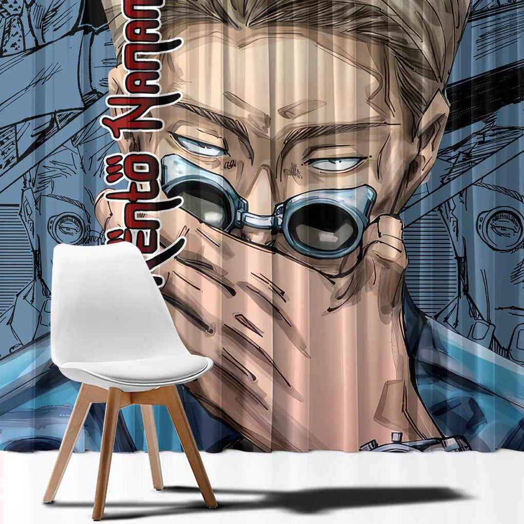 Kento Nanami - Jujutsu Kaisen Window Curtain Anime Style