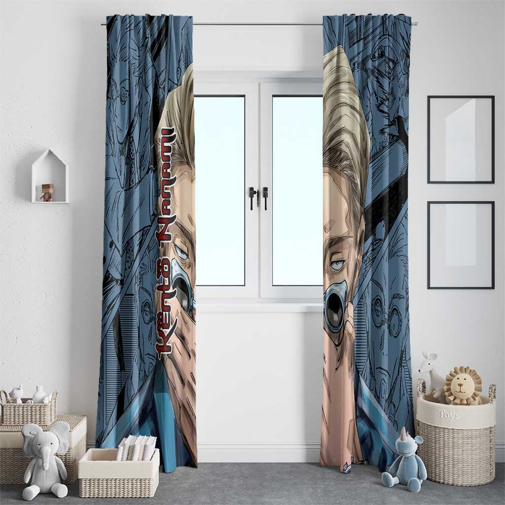 Kento Nanami - Jujutsu Kaisen Window Curtain Anime Style