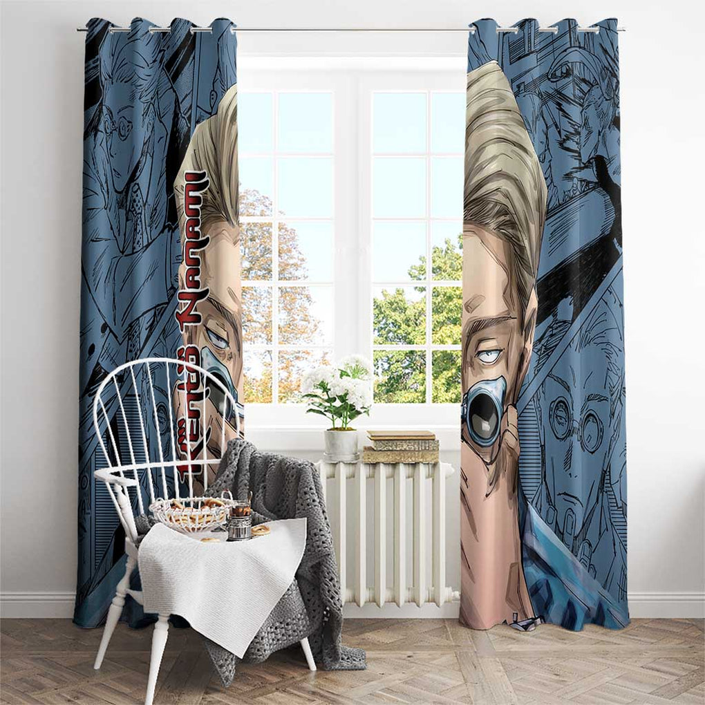 Kento Nanami - Jujutsu Kaisen Window Curtain Anime Style