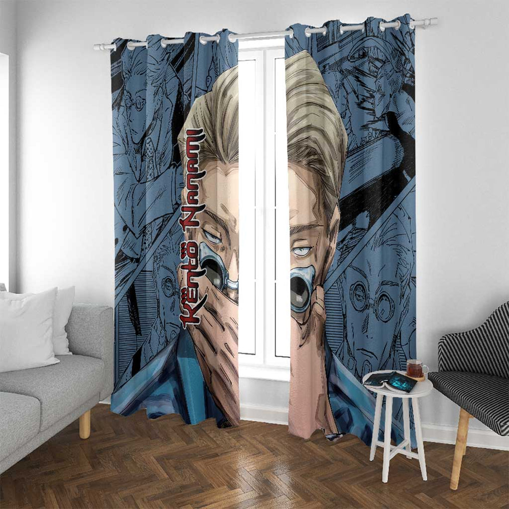 Kento Nanami - Jujutsu Kaisen Window Curtain Anime Style