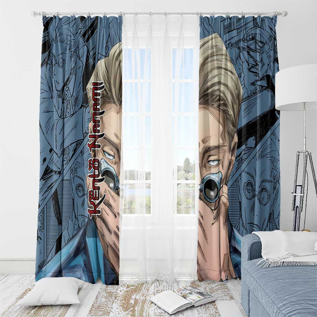 Kento Nanami - Jujutsu Kaisen Window Curtain Anime Style