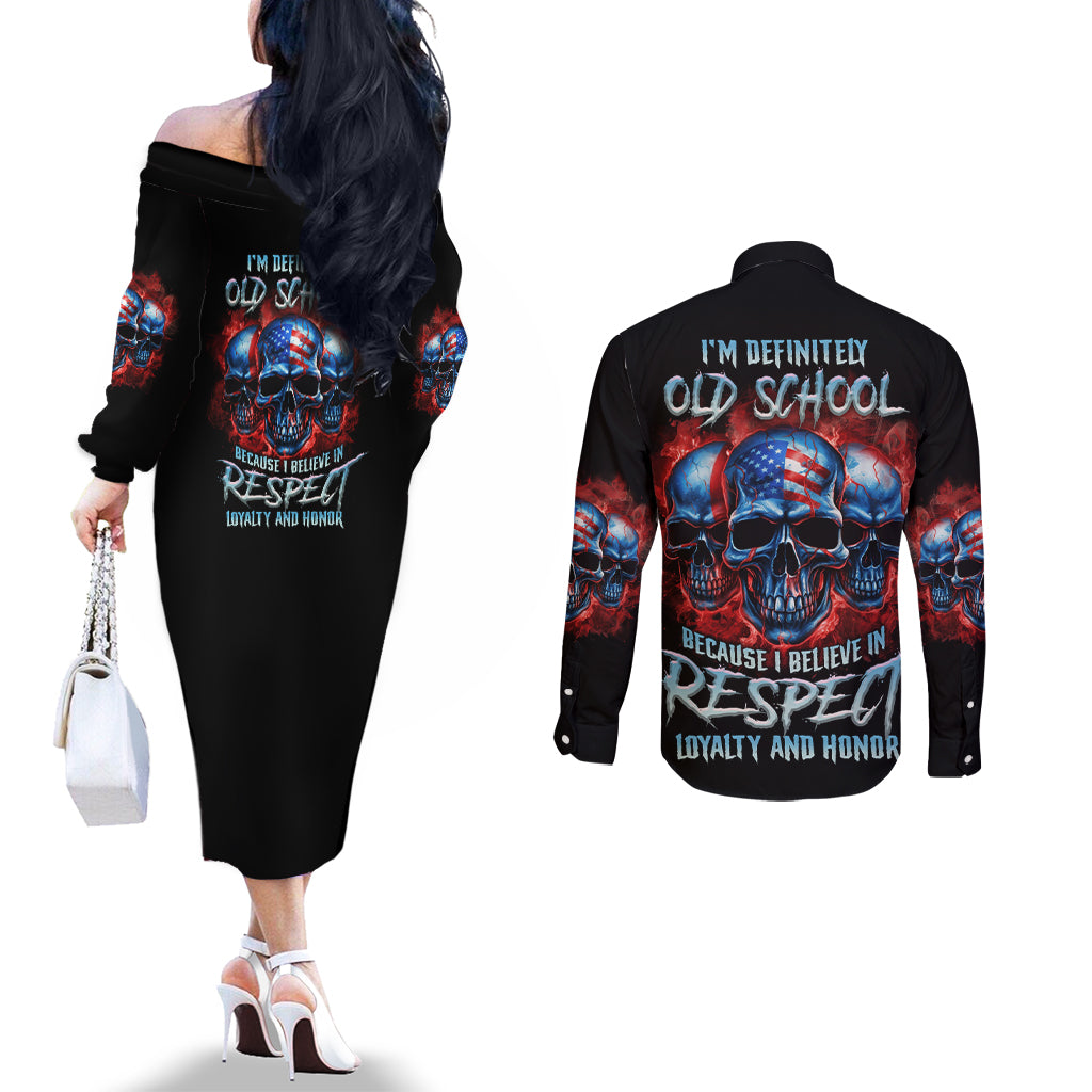 i-believe-in-respect-3-skulls-couples-matching-off-the-shoulder-long-sleeve-dress-and-long-sleeve-button-shirt