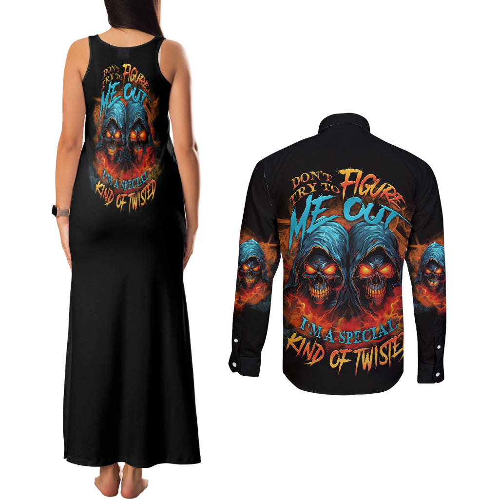 dont-try-to-figure-me-out-skull-reaper-couples-matching-tank-maxi-dress-and-long-sleeve-button-shirt