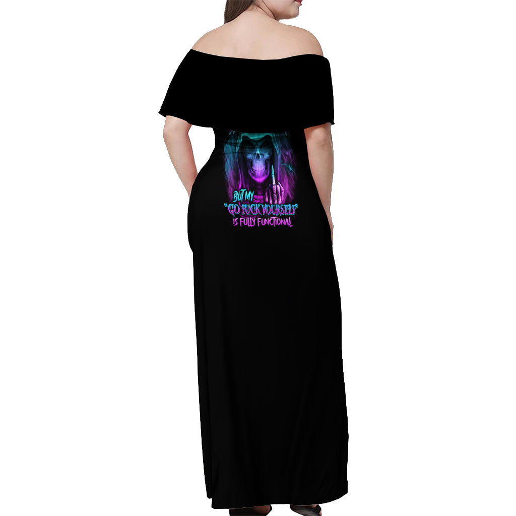 my-give-a-f-reaper-purple-off-shoulder-maxi-dress