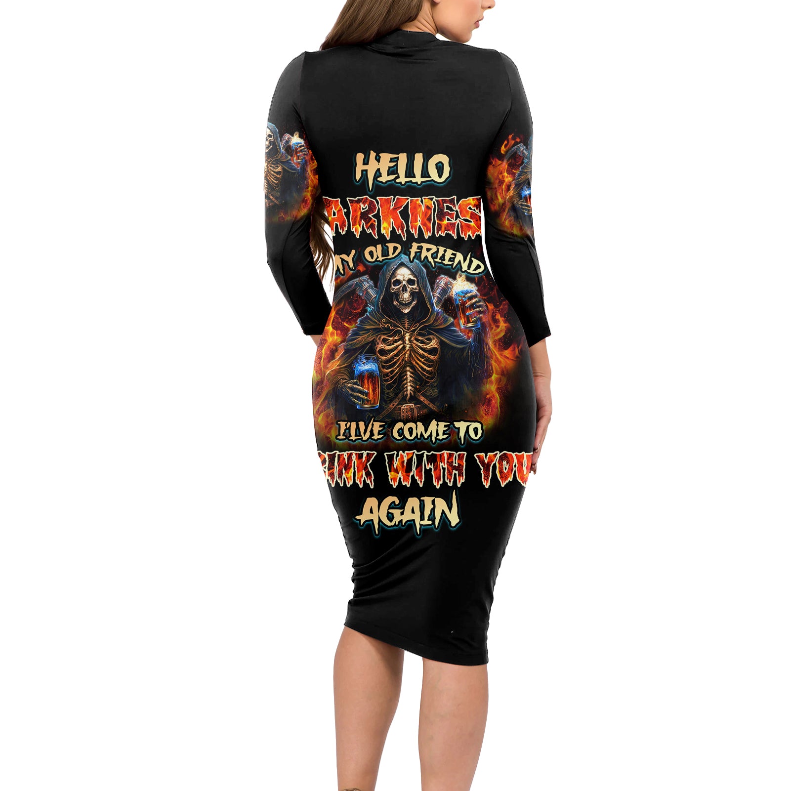 drink-with-you-again-reaper-long-sleeve-bodycon-dress