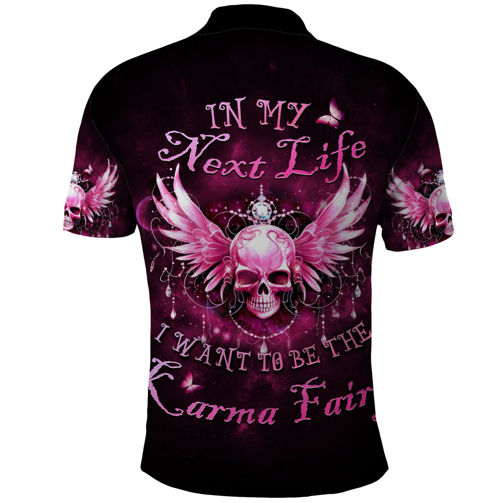 karma-fairy-skull-in-my-next-life-polo-shirt