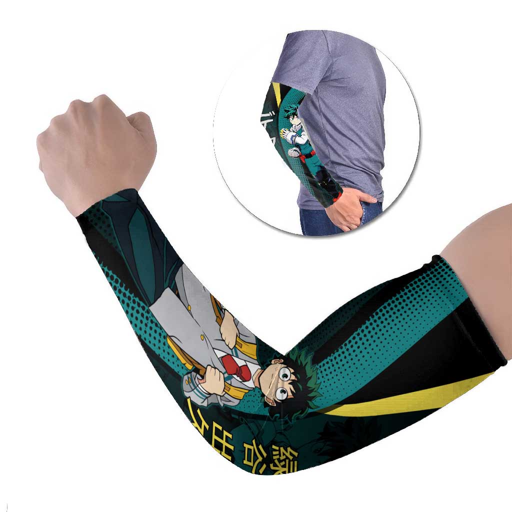 Izuku Midoriya Transformation Arm Sleeves Japanese Comic Book Style