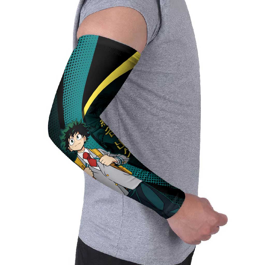 Izuku Midoriya Transformation Arm Sleeves Japanese Comic Book Style