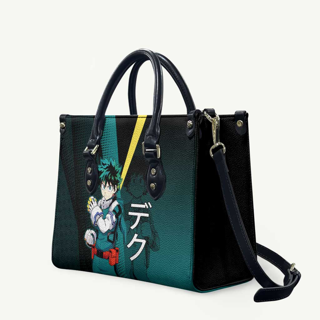 Izuku Midoriya Transformation Leather Bag Japanese Comic Book Style
