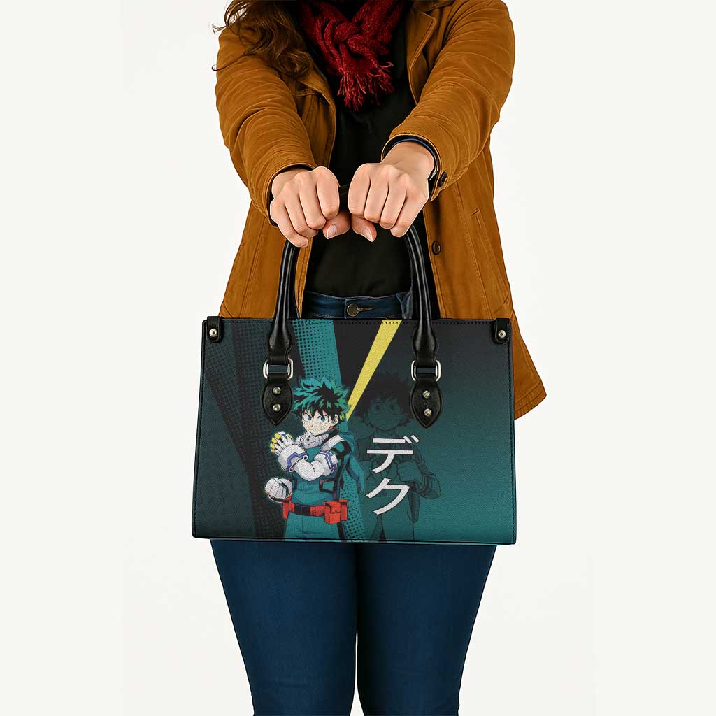 Izuku Midoriya Transformation Leather Bag Japanese Comic Book Style