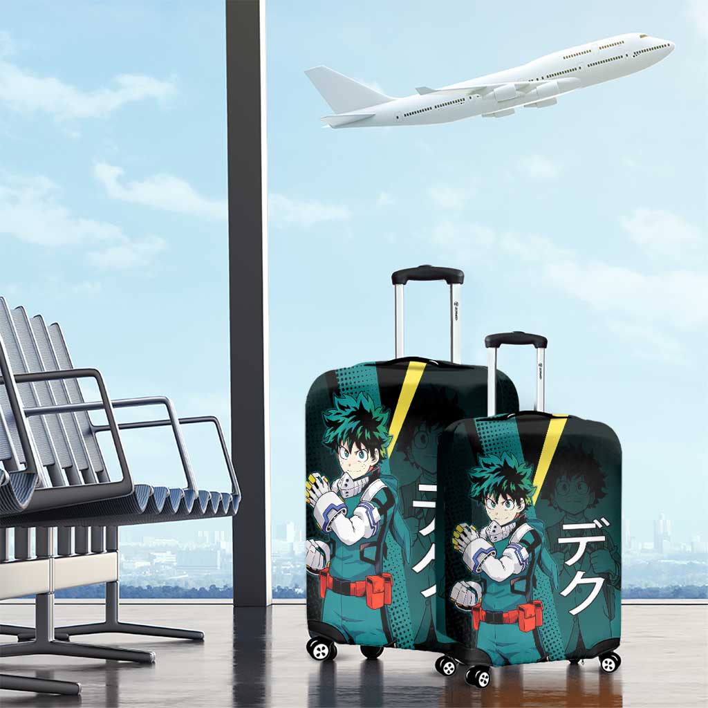 Izuku Midoriya Transformation Luggage Cover Japanese Comic Book Style