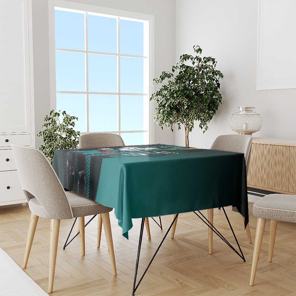 Izuku Midoriya Transformation Tablecloth Japanese Comic Book Style