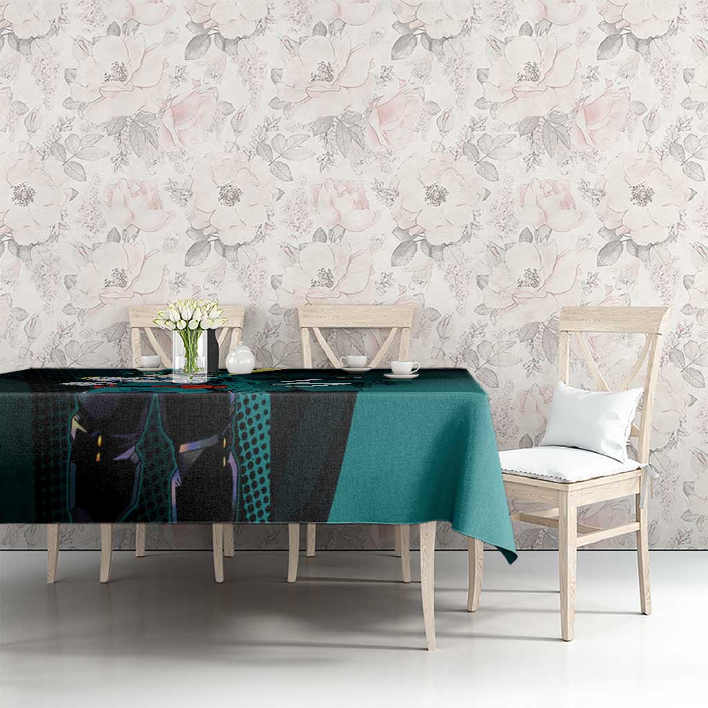 Izuku Midoriya Transformation Tablecloth Japanese Comic Book Style