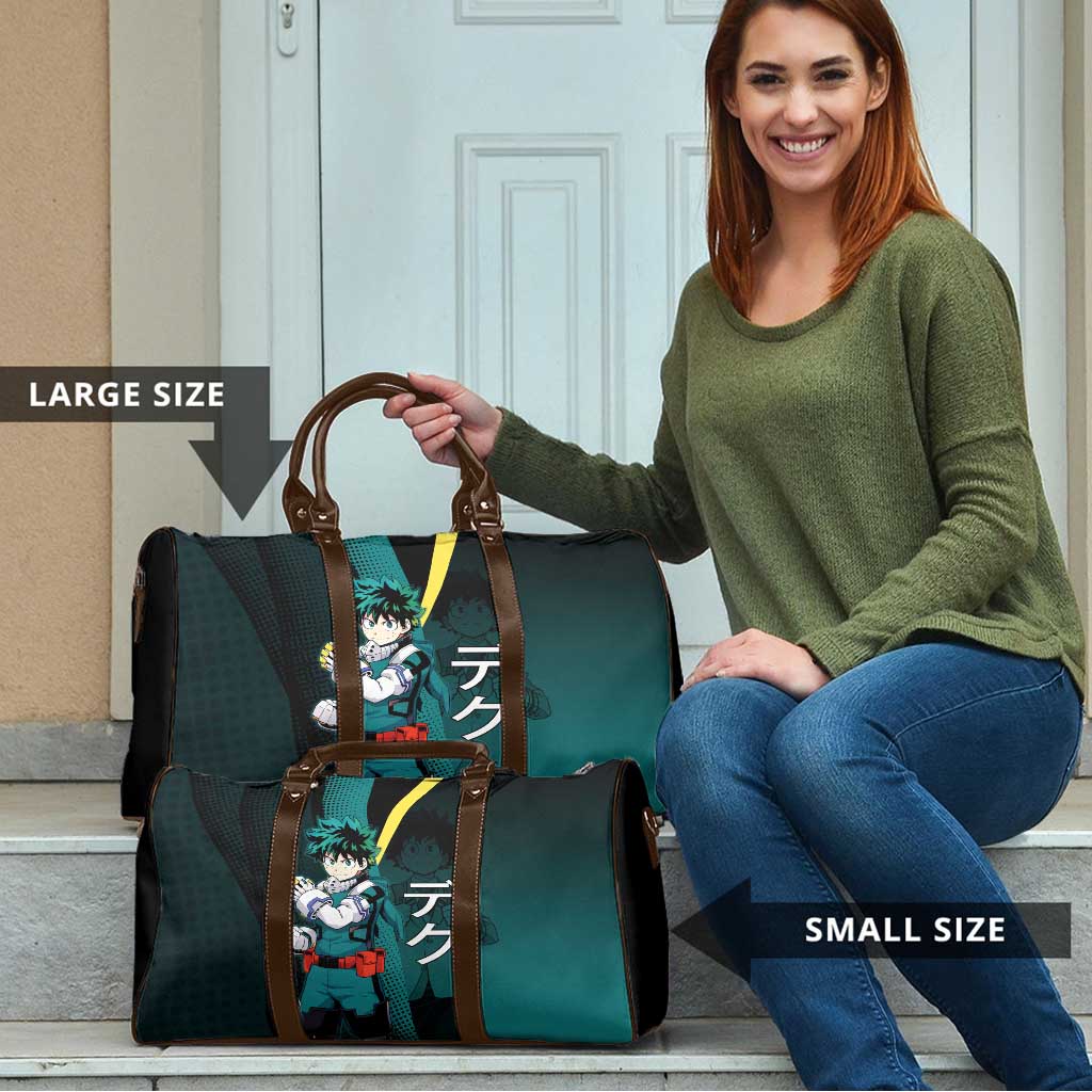 Izuku Midoriya Transformation Travel Bag Japanese Comic Book Style