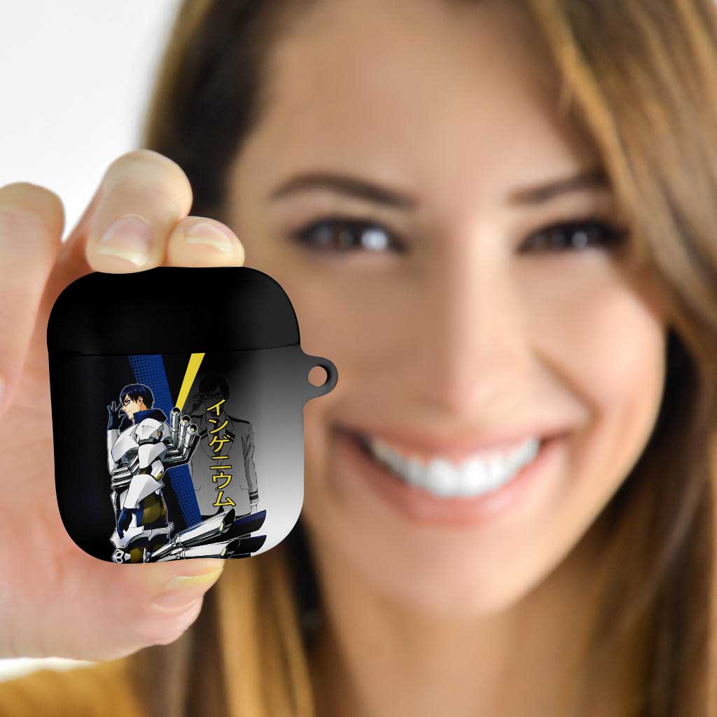 Tenya Iida Engine Hero AirPods Case Japanese Comic Book Style