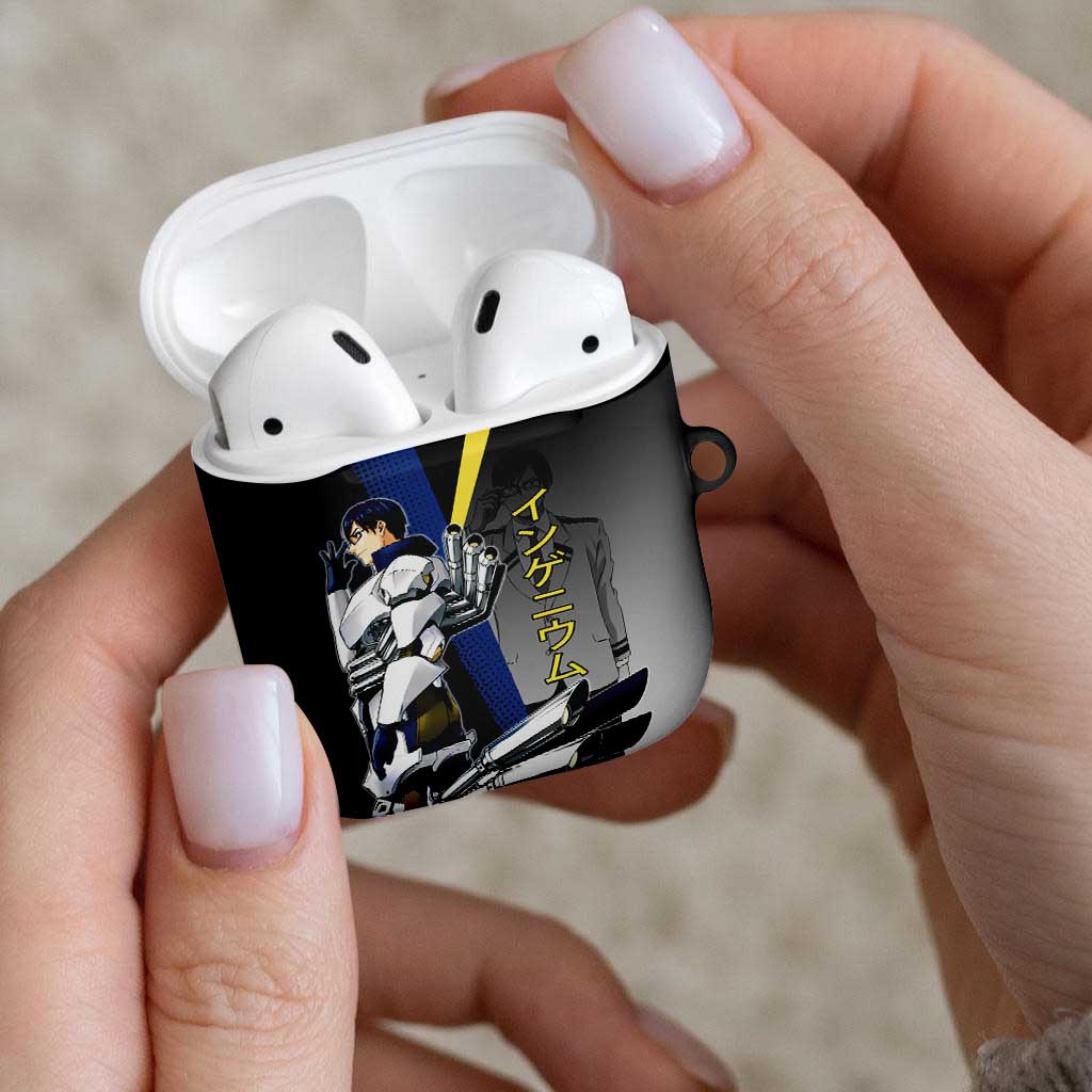 Tenya Iida Engine Hero AirPods Case Japanese Comic Book Style
