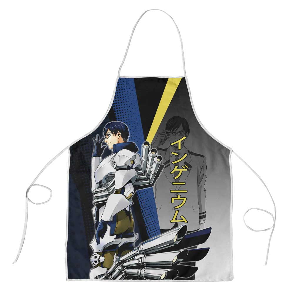 Tenya Iida Engine Hero Apron Japanese Comic Book Style