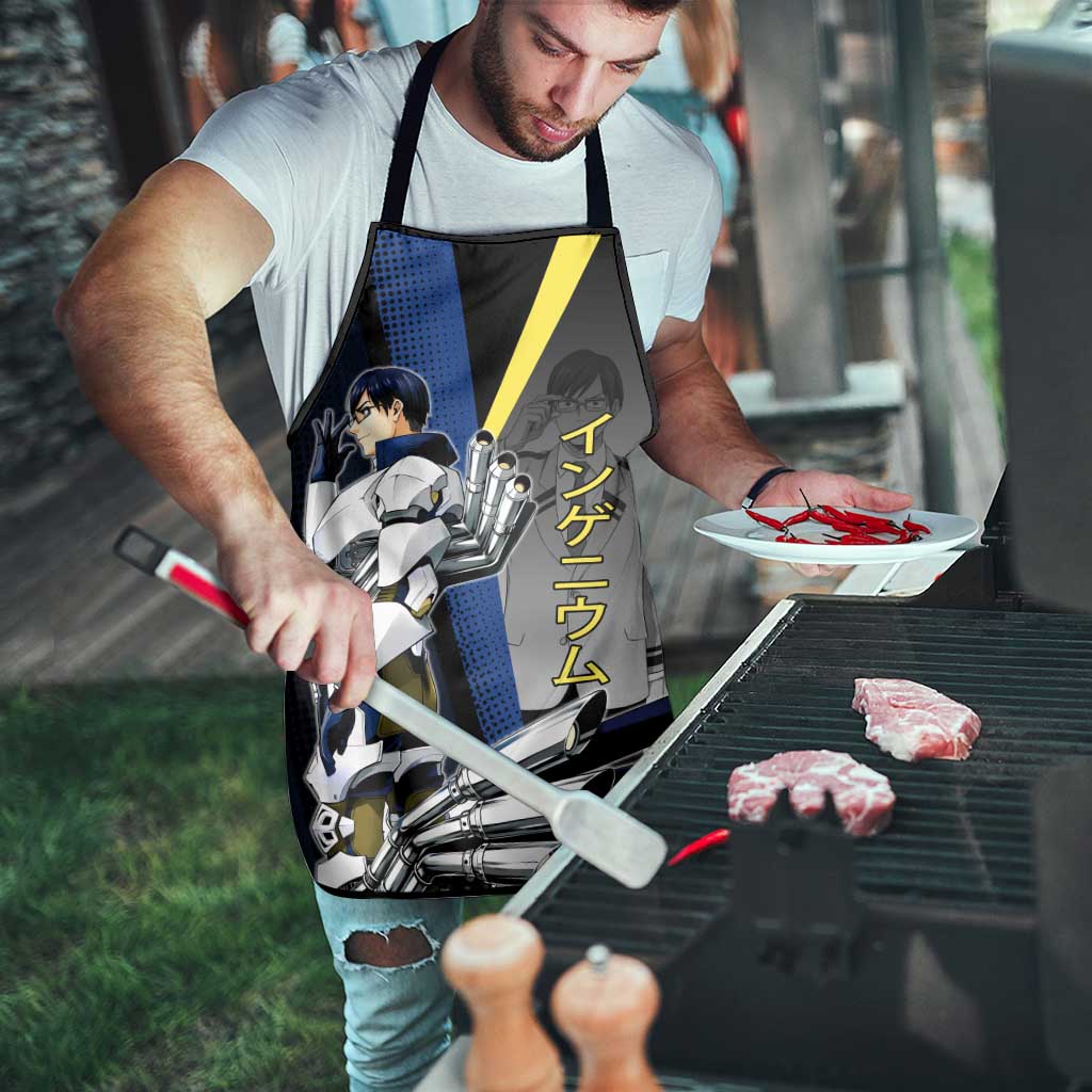 Tenya Iida Engine Hero Apron Japanese Comic Book Style