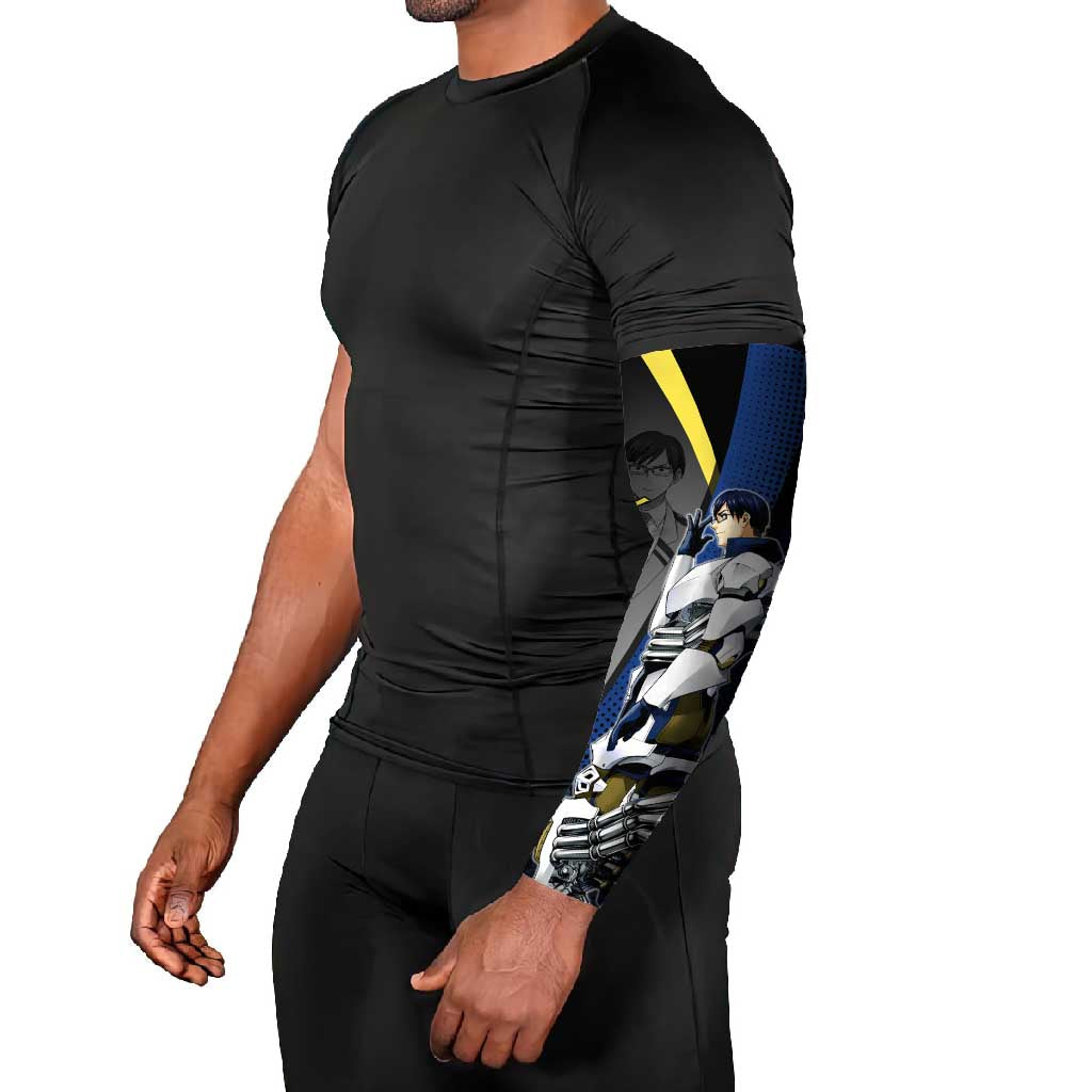 Tenya Iida Engine Hero Arm Sleeves Japanese Comic Book Style