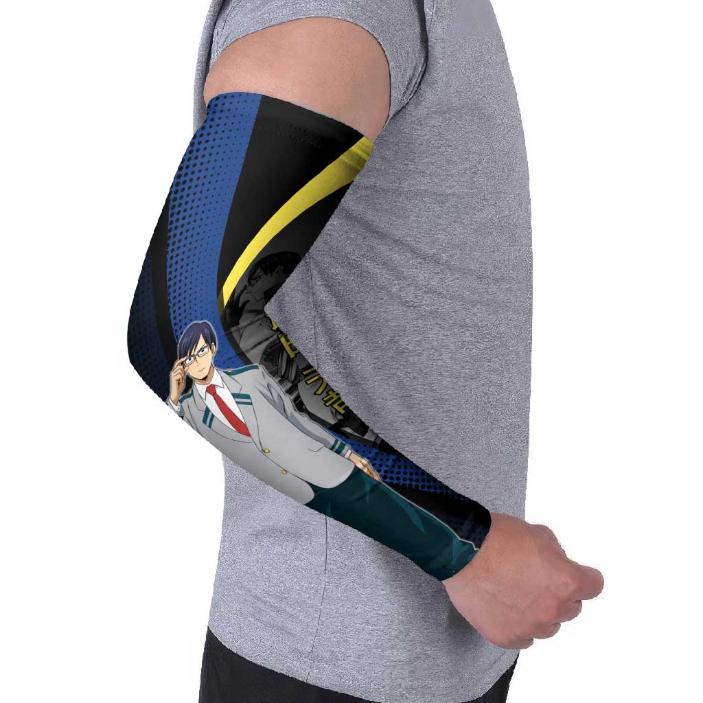 Tenya Iida Engine Hero Arm Sleeves Japanese Comic Book Style