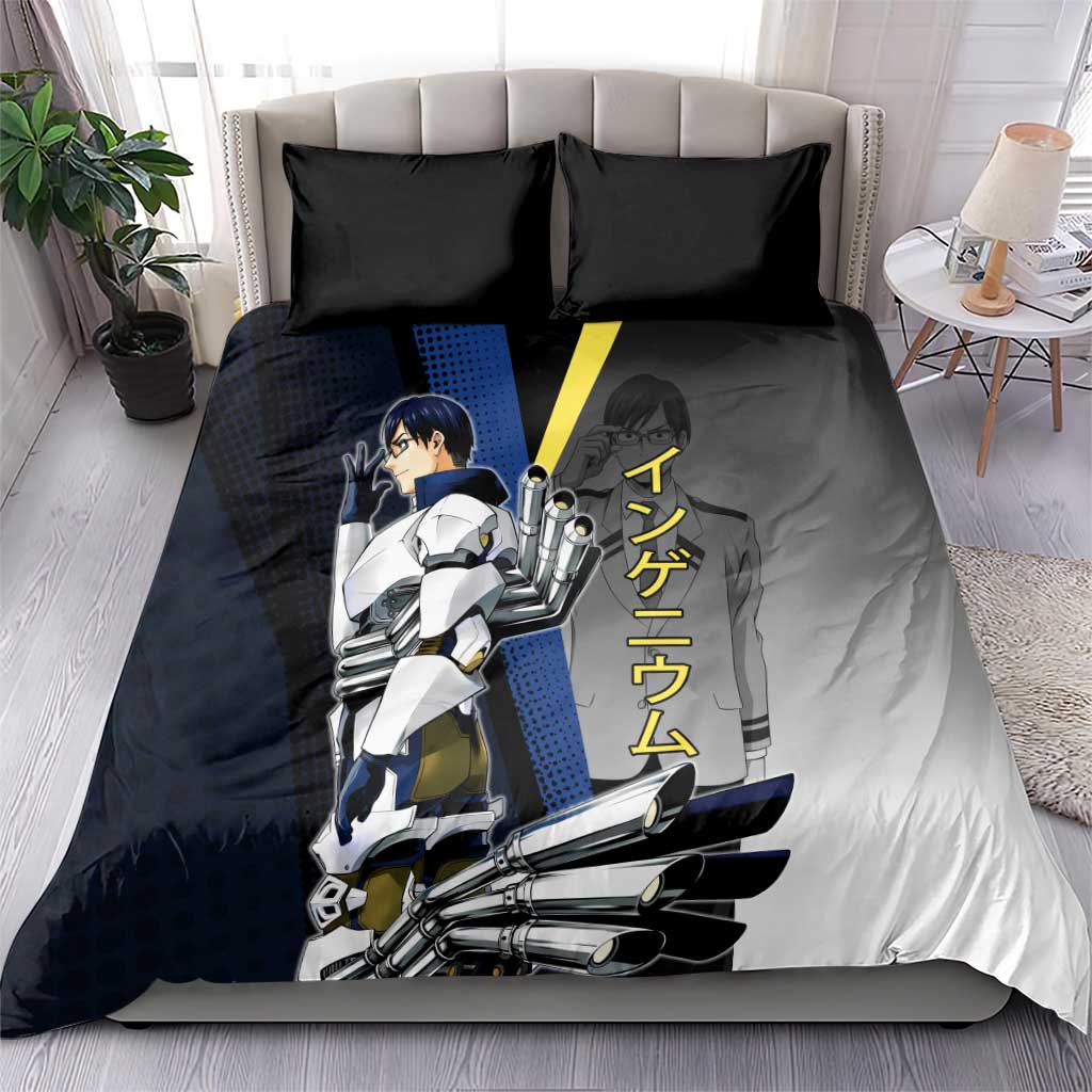 Tenya Iida Engine Hero Bedding Set Japanese Comic Book Style