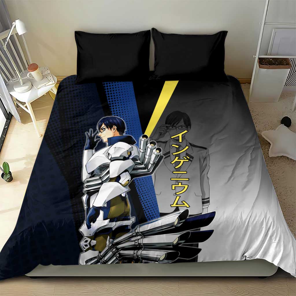 Tenya Iida Engine Hero Bedding Set Japanese Comic Book Style
