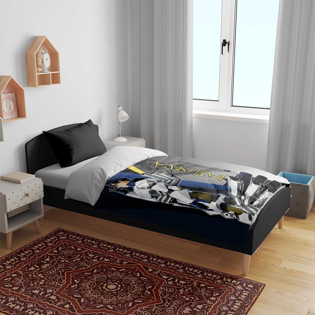Tenya Iida Engine Hero Bedding Set Japanese Comic Book Style