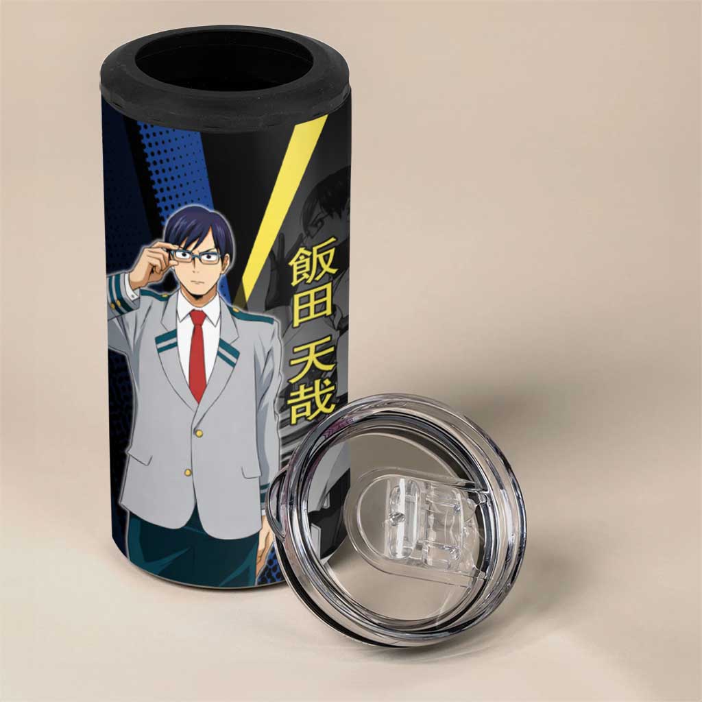 Tenya Iida Engine Hero 4 in 1 Can Cooler Tumbler Japanese Comic Book Style