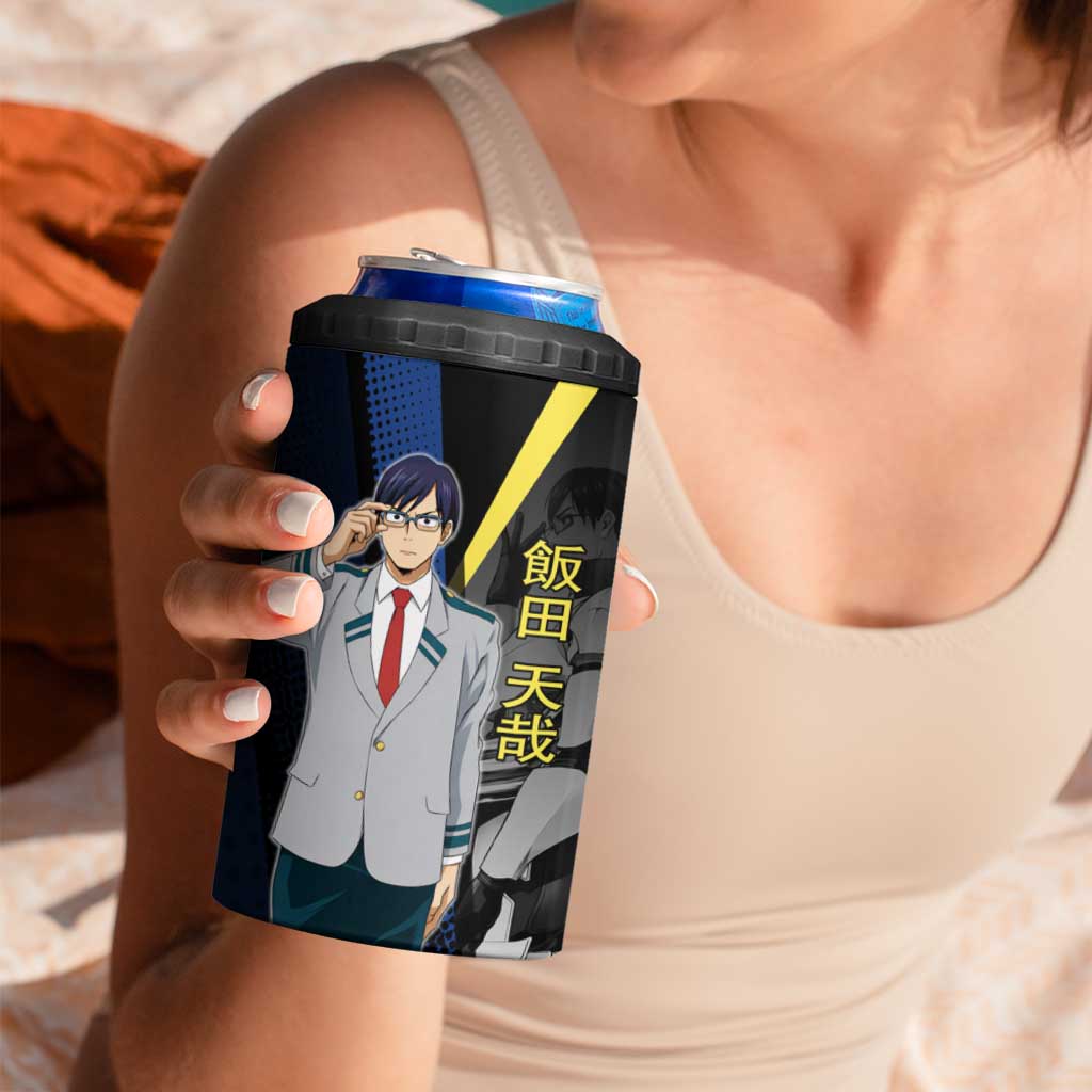 Tenya Iida Engine Hero 4 in 1 Can Cooler Tumbler Japanese Comic Book Style