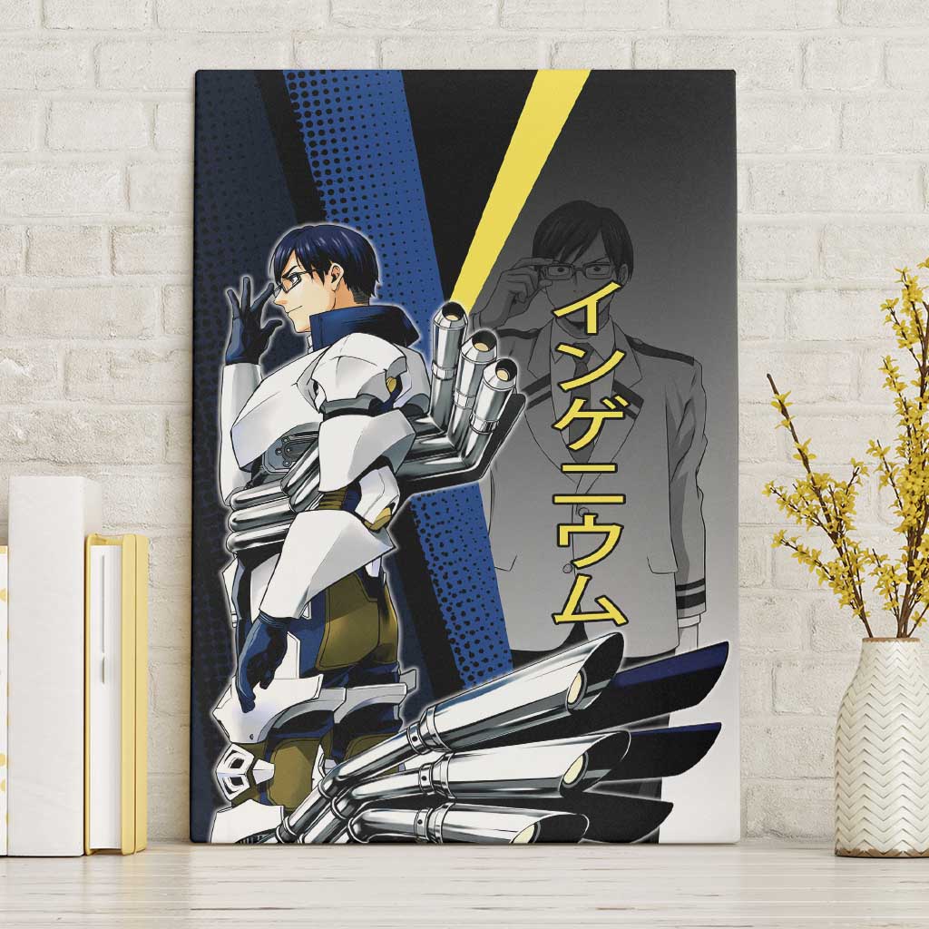 Tenya Iida Engine Hero Canvas Wall Art Japanese Comic Book Style