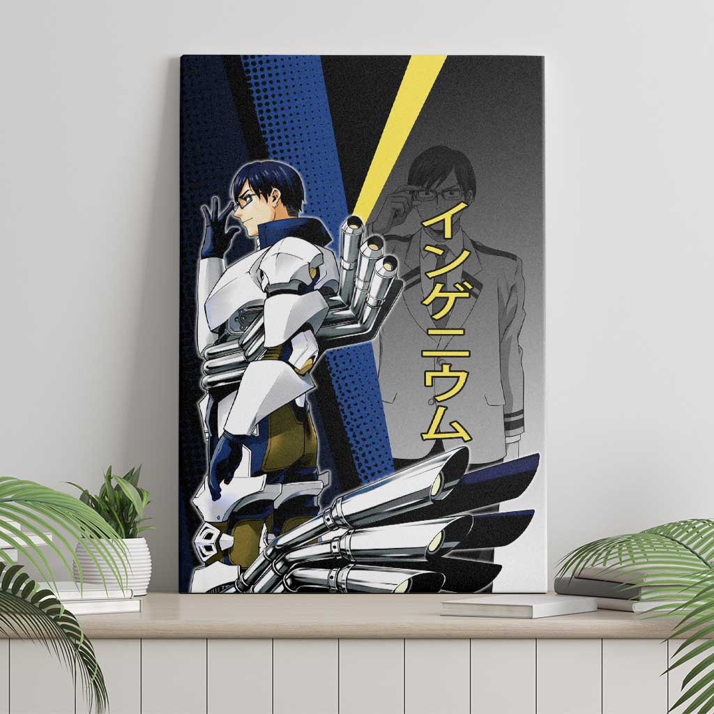 Tenya Iida Engine Hero Canvas Wall Art Japanese Comic Book Style