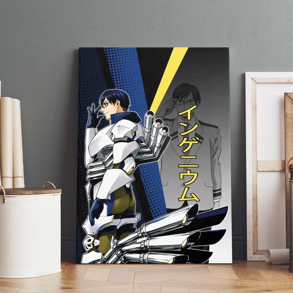 Tenya Iida Engine Hero Canvas Wall Art Japanese Comic Book Style