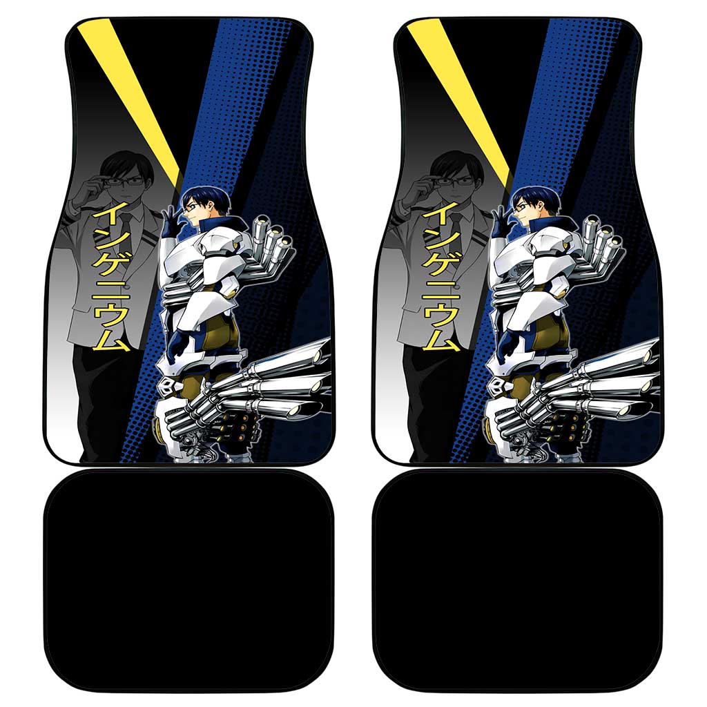 Tenya Iida Engine Hero Car Mats Japanese Comic Book Style