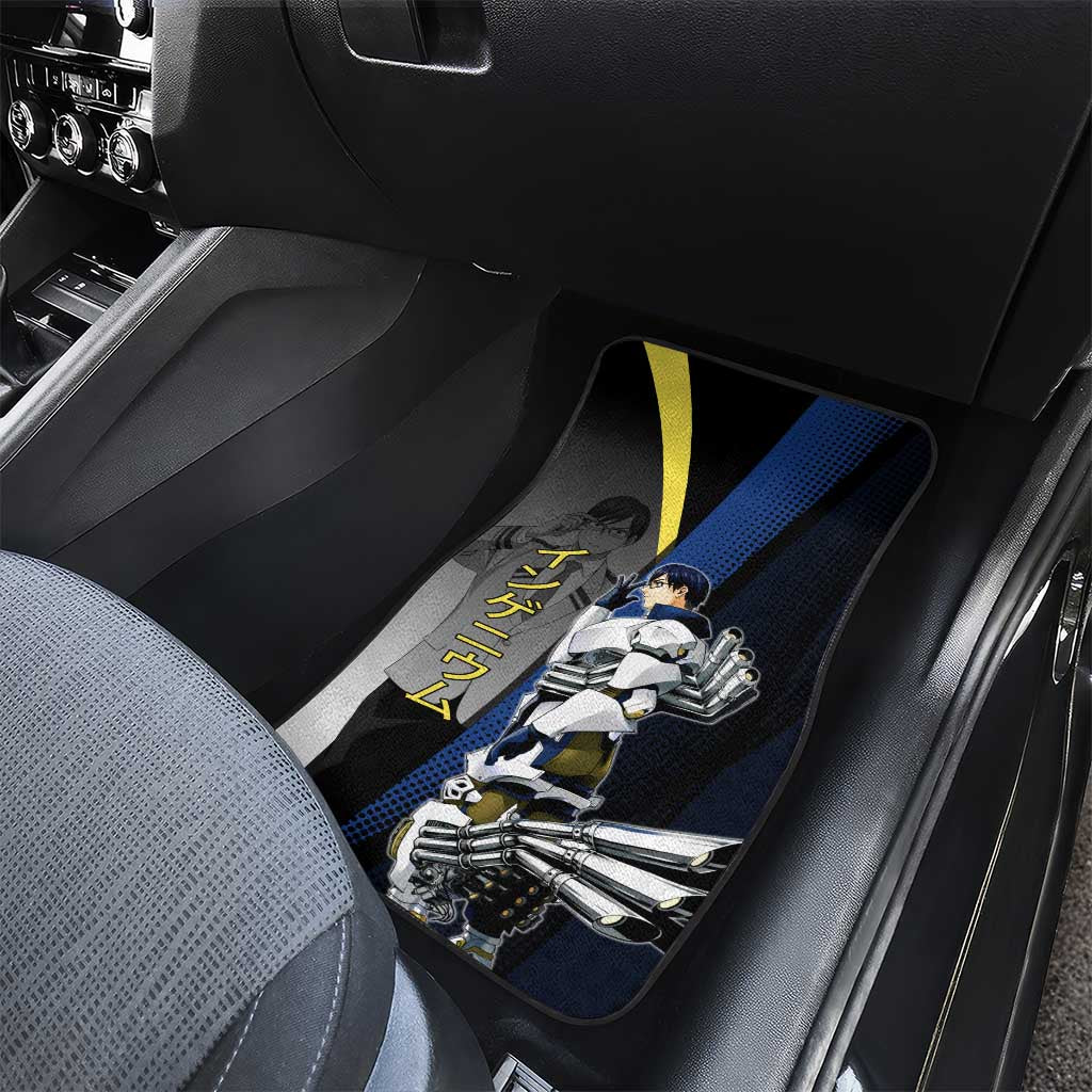 Tenya Iida Engine Hero Car Mats Japanese Comic Book Style
